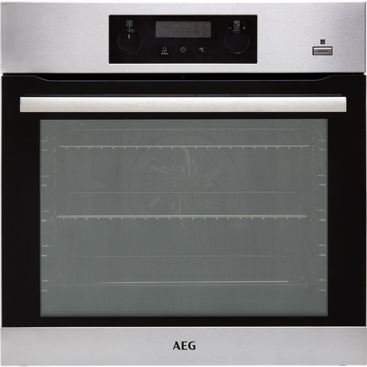 AEG BPS355020M Built In Electric Single Oven - Stainless Steel