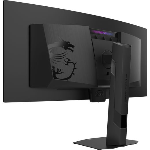 MSI MPG 341CQR QD-OLED X36 34" UltraWide Quad HD 360Hz OLED Gaming Monitor with FreeSync™ Premium Pro - Black - Back right perpsective shot