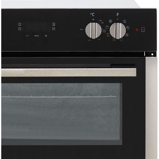 Hoover H-OVEN 300 Built Under Electric Double Oven - Black / Stainless Steel - Control panel