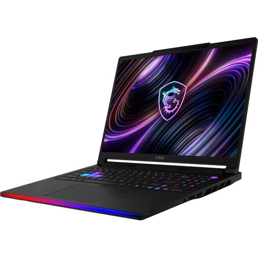 MSI Raider 16 MAX HX B2WJ-065UK 16" Gaming Laptop - NVIDIA GeForce RTX 5090, Intel® Core™ Ultra 9, 2TB SSD - Core Black - Left perspective