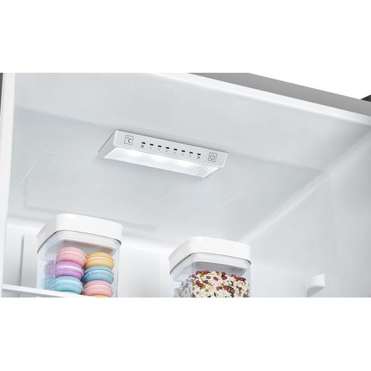 Hisense Frost Free Fridge Freezer - Stainless Steel - Control panel