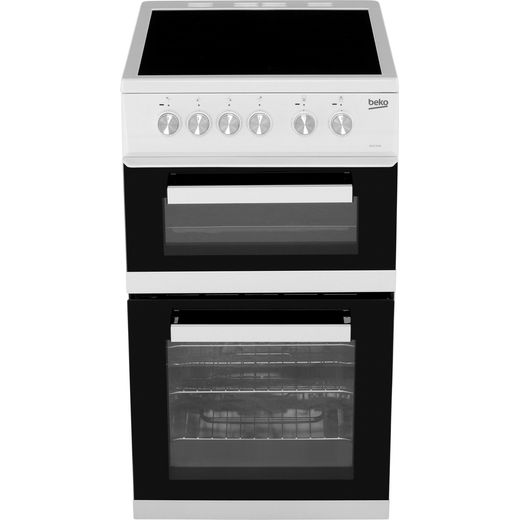 Beko KDVC563AW 50cm Electric Cooker with Ceramic Hob - White