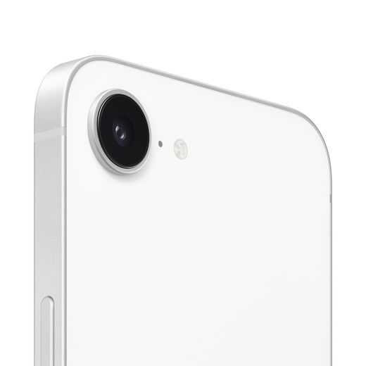 Apple iPhone 17e 256GB in White - Close up camera shot