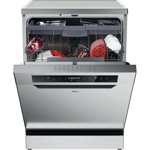 Hoover H-DISH 700 Standard Dishwasher - Stainless Steel  - front with door open shot 