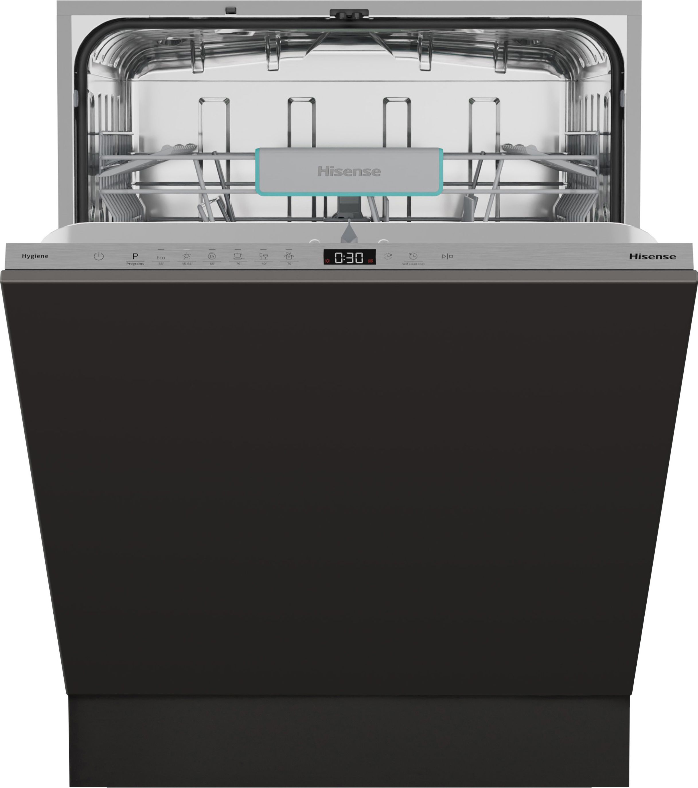 Hisense Built-In Full Size Dishwasher - 14 Place Settings - Silver