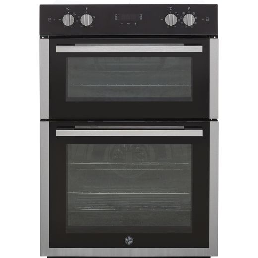 Hoover H-OVEN 300 HO9DC3UB308BI Built In Electric Double Oven - Black / Stainless Steel