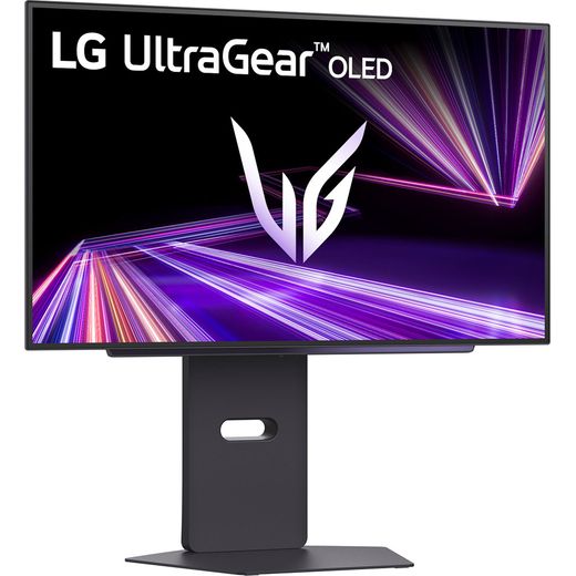 LG 27" Quad HD 280Hz OLED Gaming Monitor with FreeSync™ Premium Pro with NVidia G-Sync - Black - right perpsective  shot