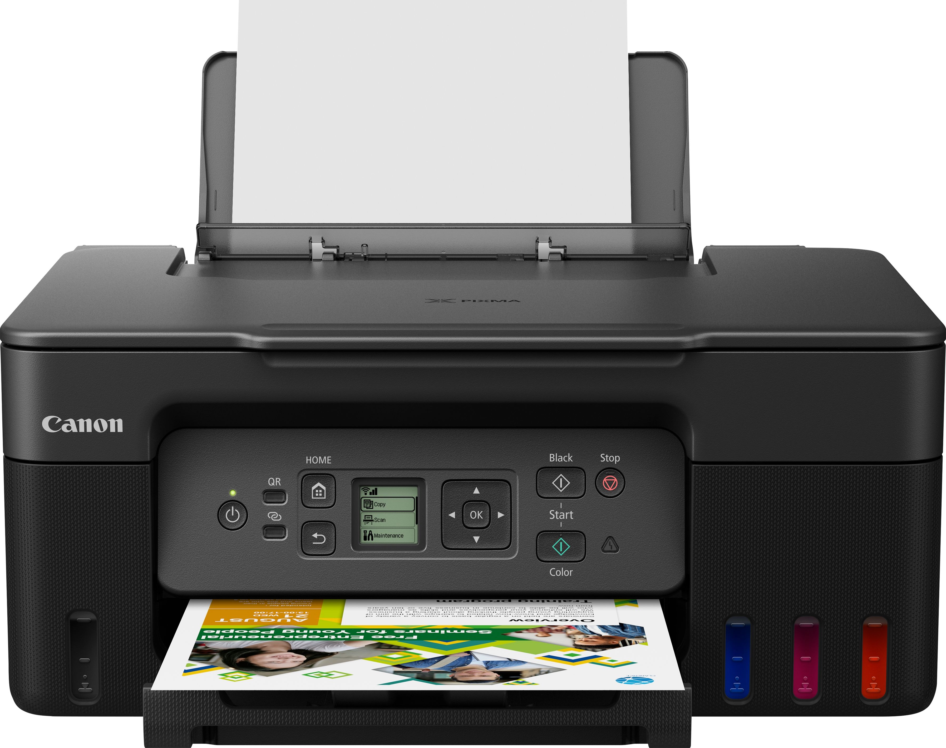 Canon PIXMA G3570 Wireless Inkjet Printer - Black, Black