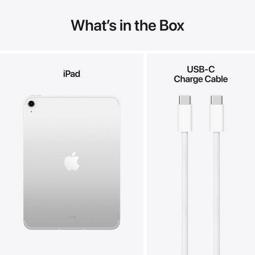 Apple MD7F4KN/A Tablet Silver - Annotation - What's in the box shot