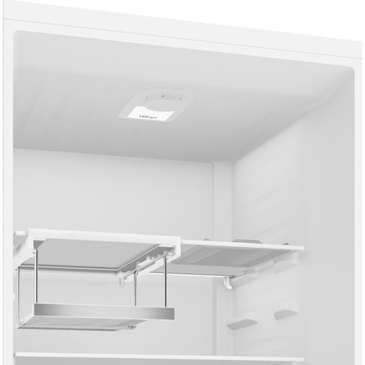 Beko Frost Free Fridge Freezer - Stainless Steel Effect - Inside close up shot