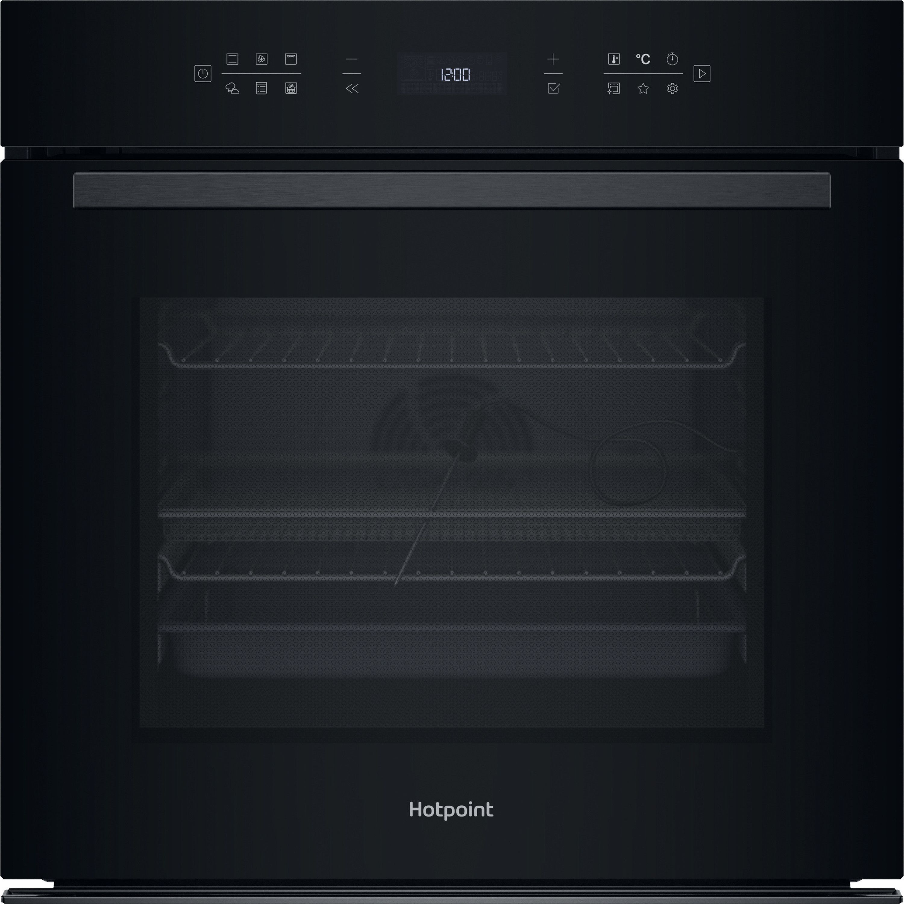 Hotpoint Class 6 HOI68PPT2SBUK Built In Electric Single Oven with Pyrolytic Cleaning - Black - A+ Rated, Black