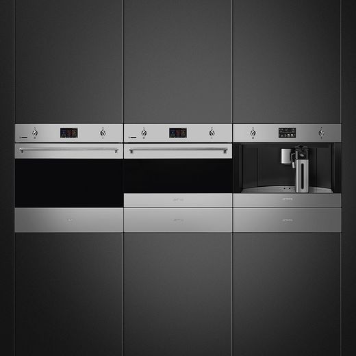 Smeg Classic CMS4303X Built In Bean to Cup Coffee Machine - Stainless Steel