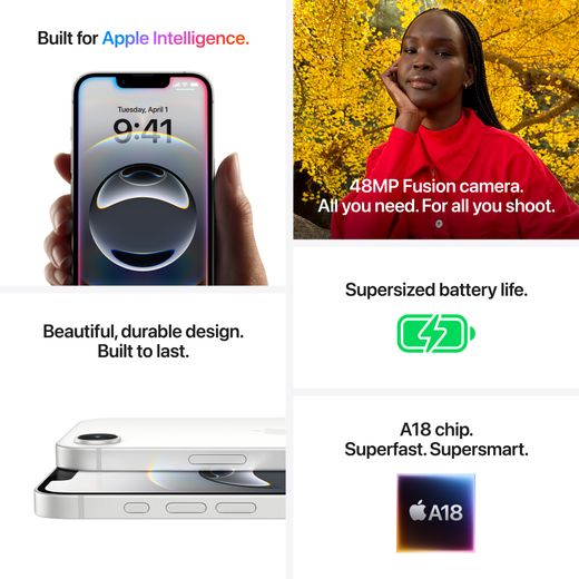 Apple MD1Q4QN/A Mobile Phone Black - Annotation - Feature shot