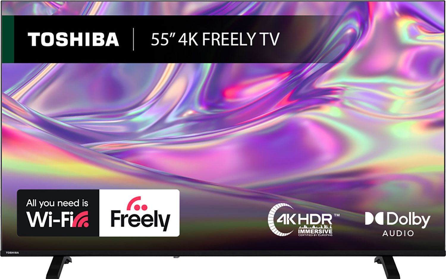 Toshiba 55" 4K Ultra HD Smart LED TV - Black