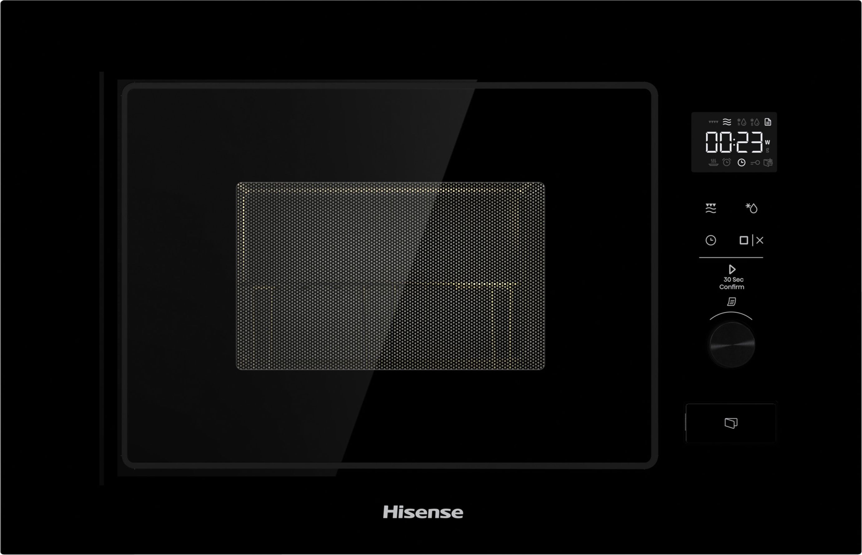 Hisense BIM320G52BGUK Built-In Grill Microwave - 20L - Black - 800W