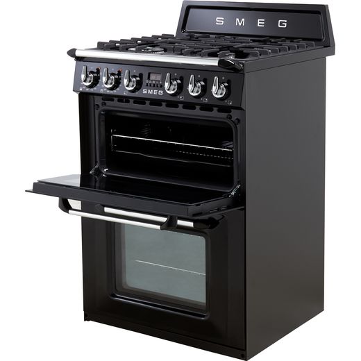 Smeg Victoria Dual Fuel Cooker - Black