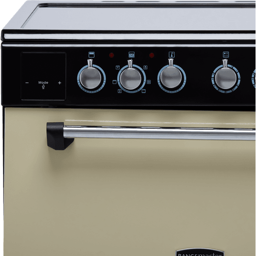 Rangemaster Classic 60 Electric Cooker with Induction Hob - Cream / Chrome