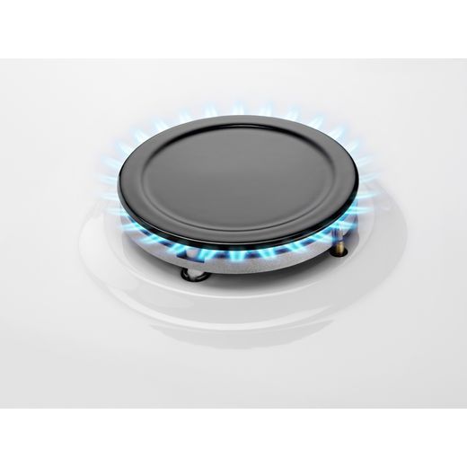 AEG 60cm Freestanding Gas Cooker - Stainless Steel - Close up hob ring