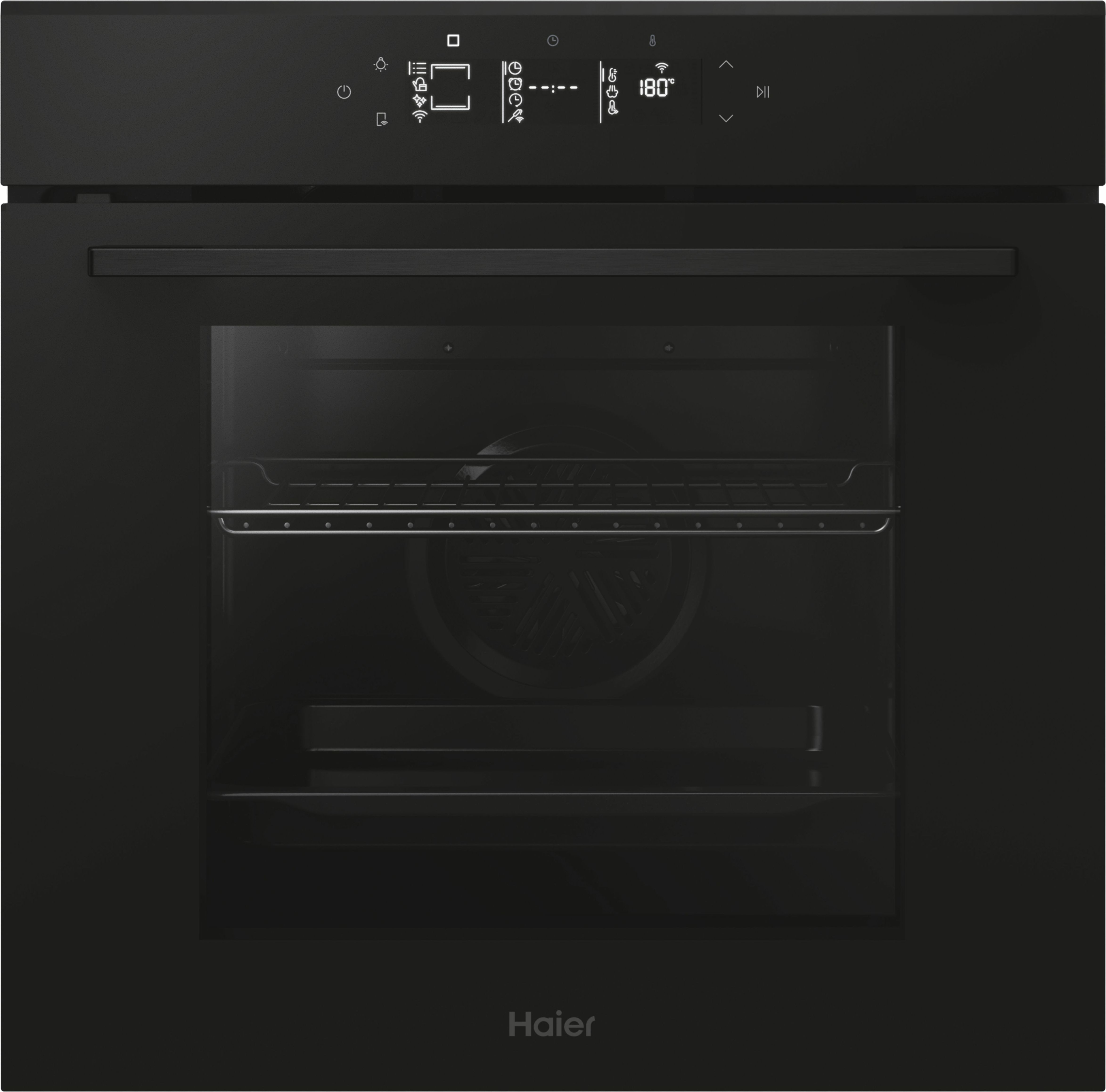 Haier H6ID25G3YTB1 Electric Single Oven - 78L - Black - Multifunctional - Wi-Fi Connected