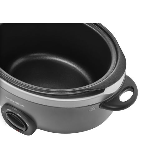 Morphy Richards Sear And Stew 461022 Slow Cooker - Titanium - High inside perspective shot