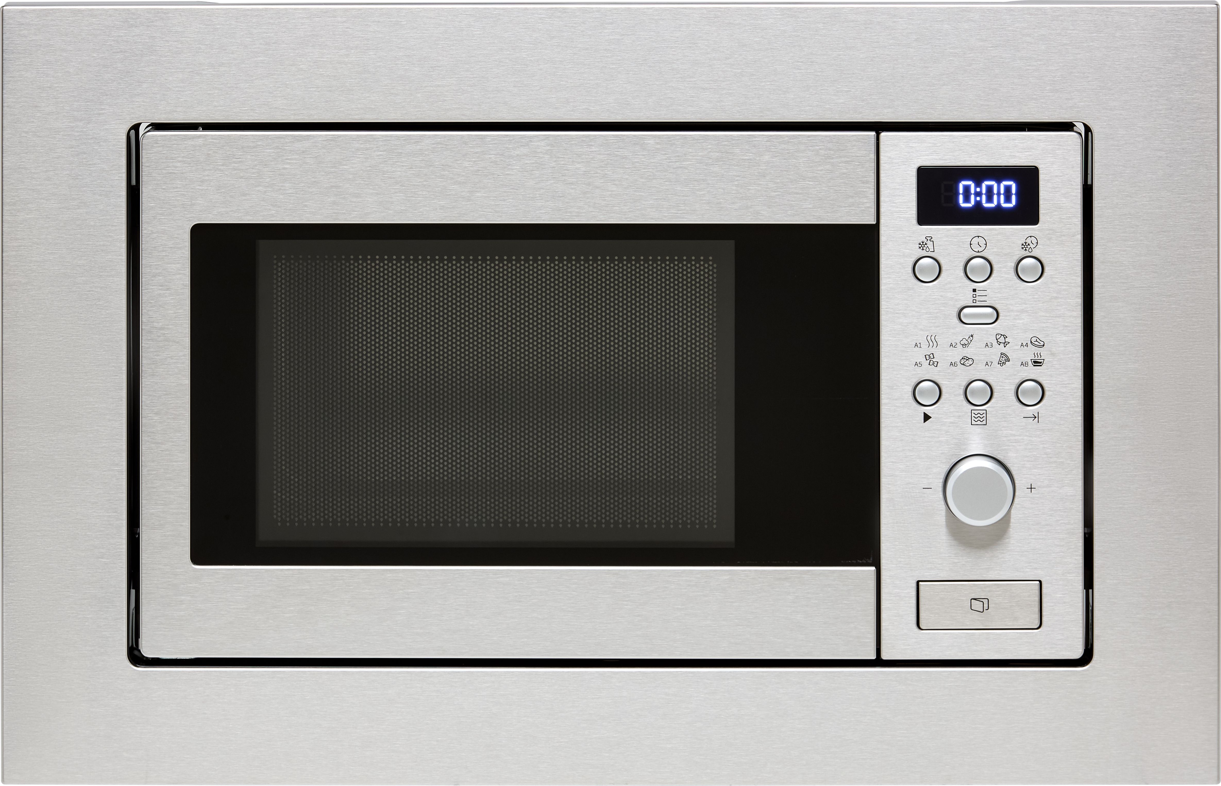 Beko BMOB17131X 38cm High, Built In Small Microwave - Stainless Steel, Stainless Steel