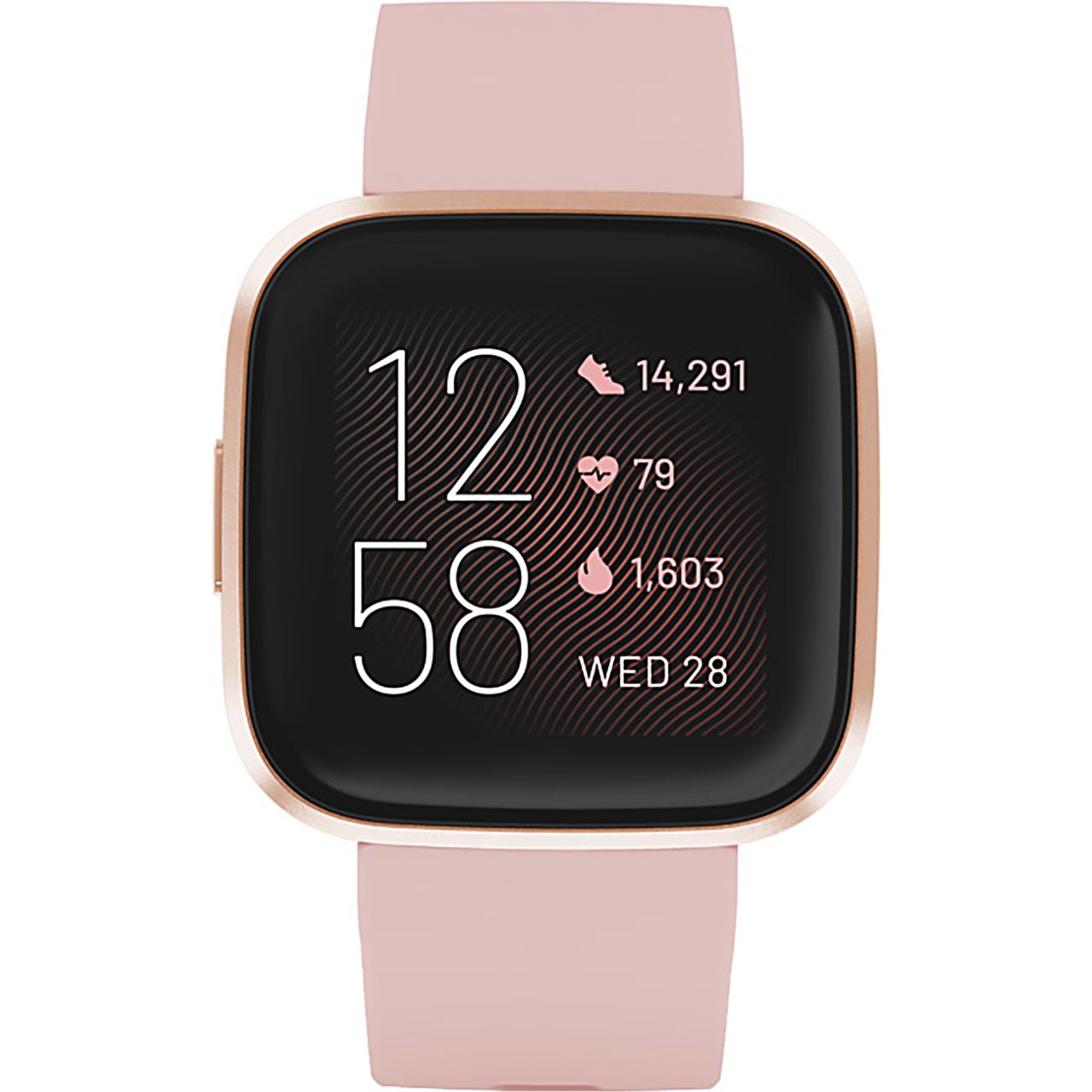 fitbit pink watch