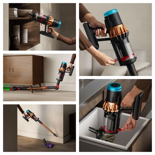 Dyson V16 Piston Animal™ Cordless Vacuum Cleaner - Black / Copper - Close up detail shot