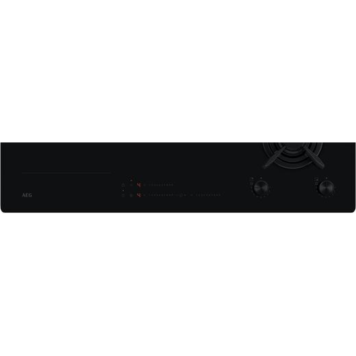 AEG HDB95623NB 88cm Induction Hob - Black - Control panel shot