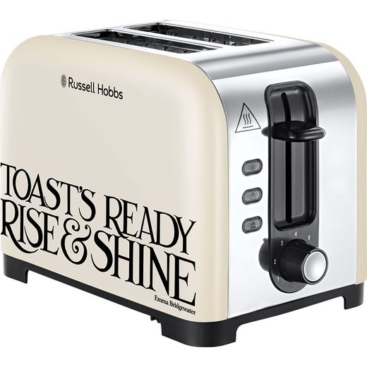 Russell Hobbs Emma Bridgewater Toast & Marmalade Design 23538 2 Slice Toaster - Cream