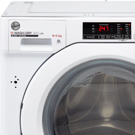 Hoover H-WASH&DRY 300 LITE Integrated 9Kg / 5Kg Washer Dryer - White
