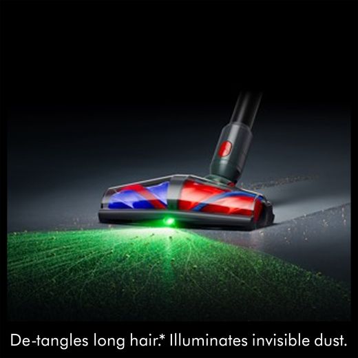 Dyson V10 Konical + Auto-empty Dok Cordless Vacuum Cleaner - Black / Copper - annotation - detangle shot 