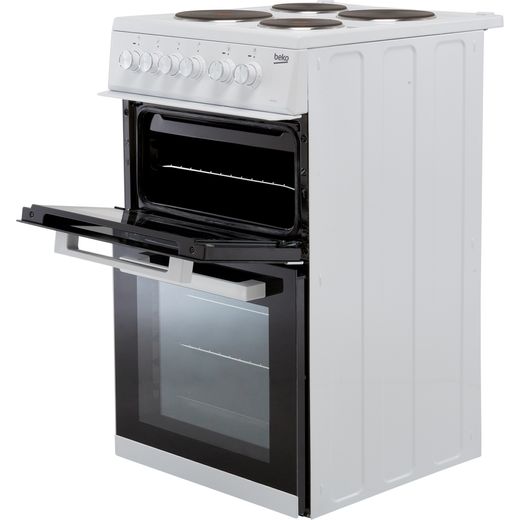 Beko 50cm Electric Cooker with Sealed plate hob Hob - White