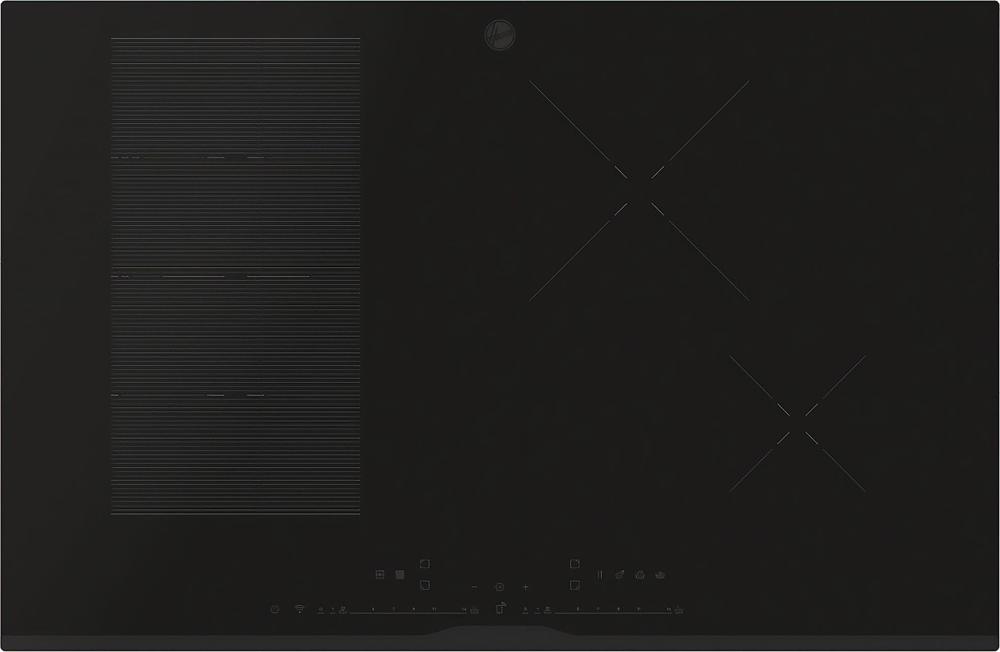 Image of Hoover HIF84DCS 80cm Induction Hob - Black, Black
