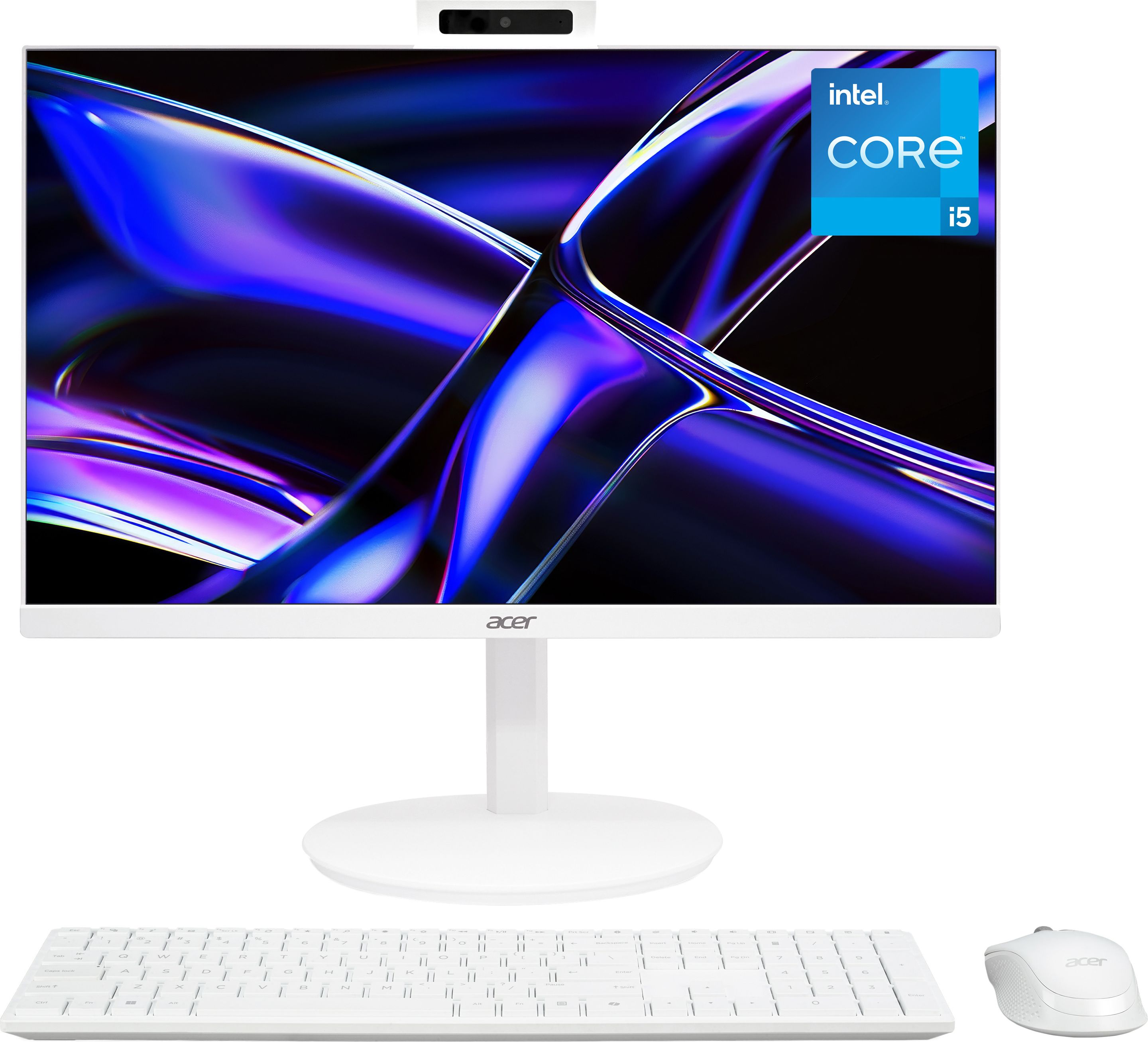 Acer Aspire C27-A All-in-One Desktop - Intel Core i5-13420H - 27" Full HD - 8GB RAM - 1TB SSD - White
