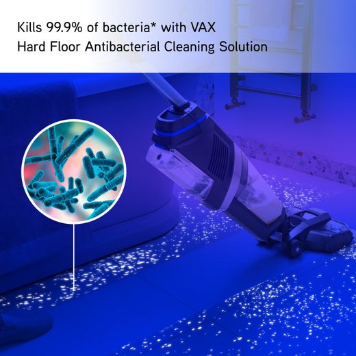 Vax ONEPWR Glide 2.0 CLHF-G2KS Hard Floor Cleaner - Graphite - Annotation - Antibacterial cleaning solution