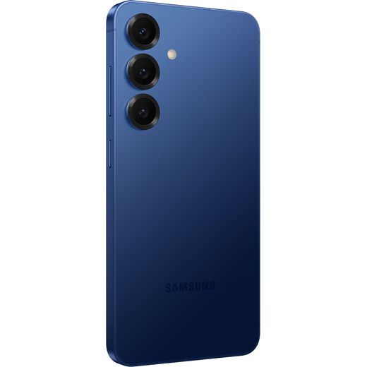Samsung Galaxy S25 128GB Smartphone in Navy - Back right perspective