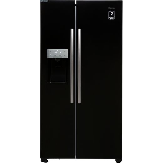 Hisense RS694N4IBF American Fridge Freezer - Black - F Rated
