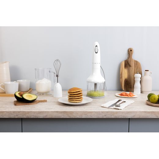 Smeg 50's Style HBF03WHUK Hand Blender - White - Blender in kitchen