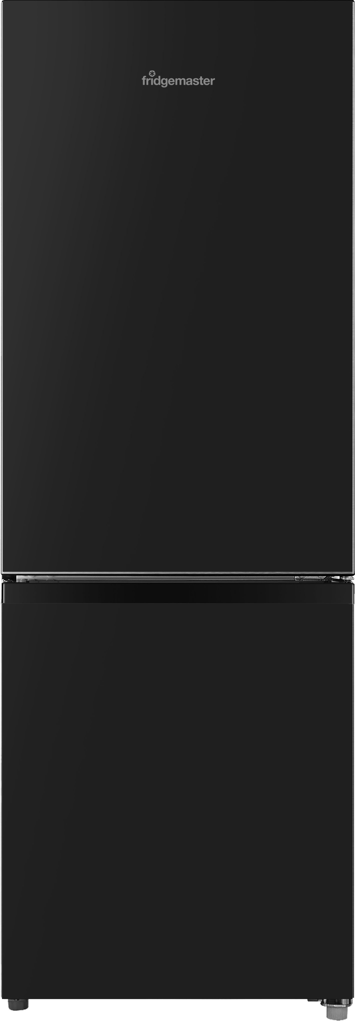 Fridgemaster MC50165EB Compact 143cm High Fridge Freezer - Black - E Rated Black
