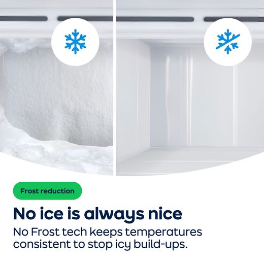 Indesit 60/40 Frost Free Fridge Freezer - White  - AO Annotation - No-Frost
