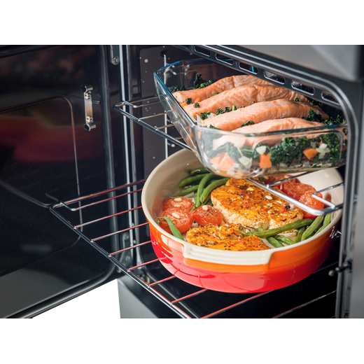 Rangemaster Professional Plus 90cm Electric Range Cooker with Induction Hob - Stainless Steel