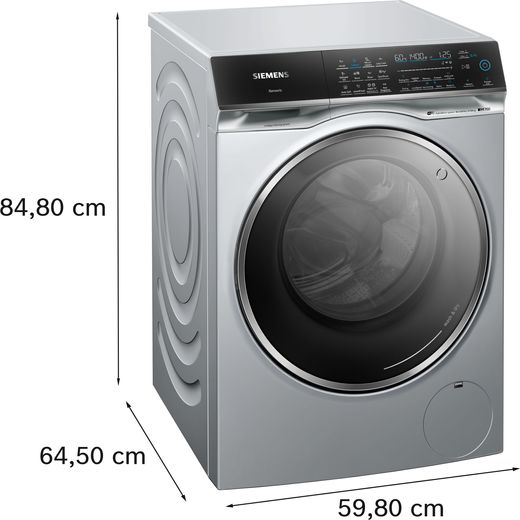 Siemens IQ-700 i-Dos™ 10.5Kg / 6.0Kg Washer Dryer - White  - Annotation - Dimension shot