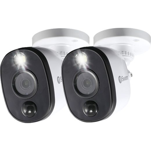 Swann Bullet Security Camera 2 Pack Full HD 1080p - Black / White