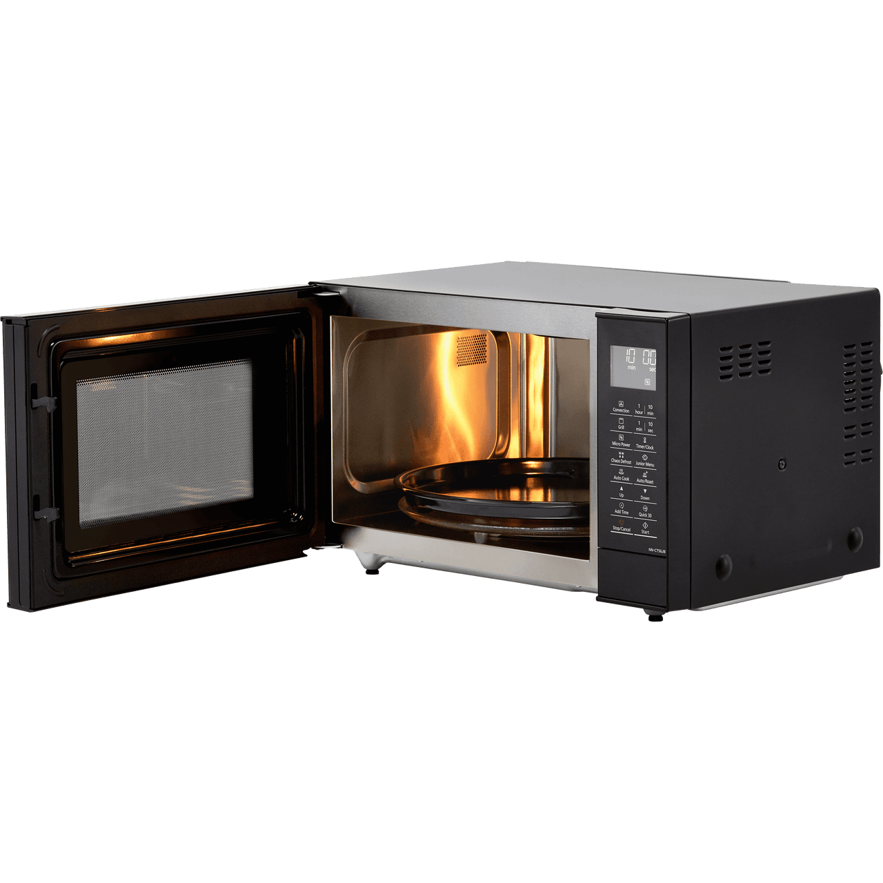 Panasonic NN-CT56JBBPQ 27L Slimline Combination Microwave Oven, Black