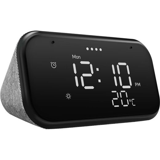 Lenovo Smart Clock Essential with Google Assistant - 3.8" Screen - Black