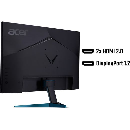 Acer NITRO VG2 Nitro VG272UV3 gaming monitor - 27", Quad HD, 180Hz, 0.5ms, FreeSync Premium, DisplayHDR 400, HDMI & DP_16