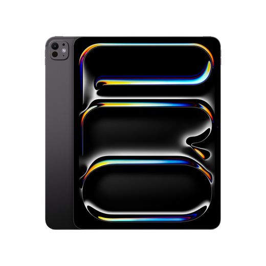 Apple iPad Pro 13" 256GB WiFi 2025 - Space Black - Front and back shot