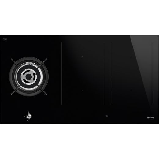 Smeg, dual fuel hob black PM3953D_BK