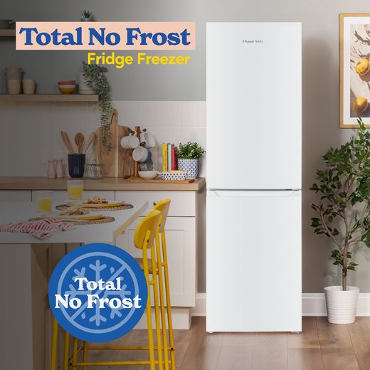 Russell Hobbs RH181TNF552E2W 181cm 50/50 Frost Free Fridge Freezer - White - Annotation - Total no frost