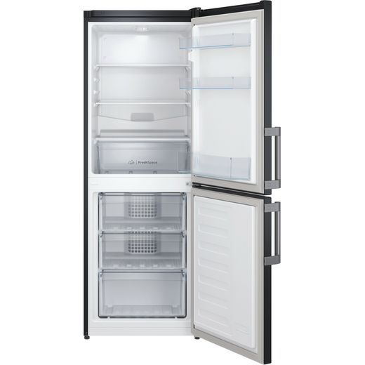 Indesit 50/50 Fridge Freezer - Black - Doors open